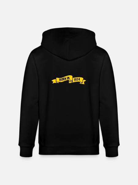 1974 - Stanley/Stella Unisex Bio-Kapuzenjacke CULTIVATOR - Schwarz
