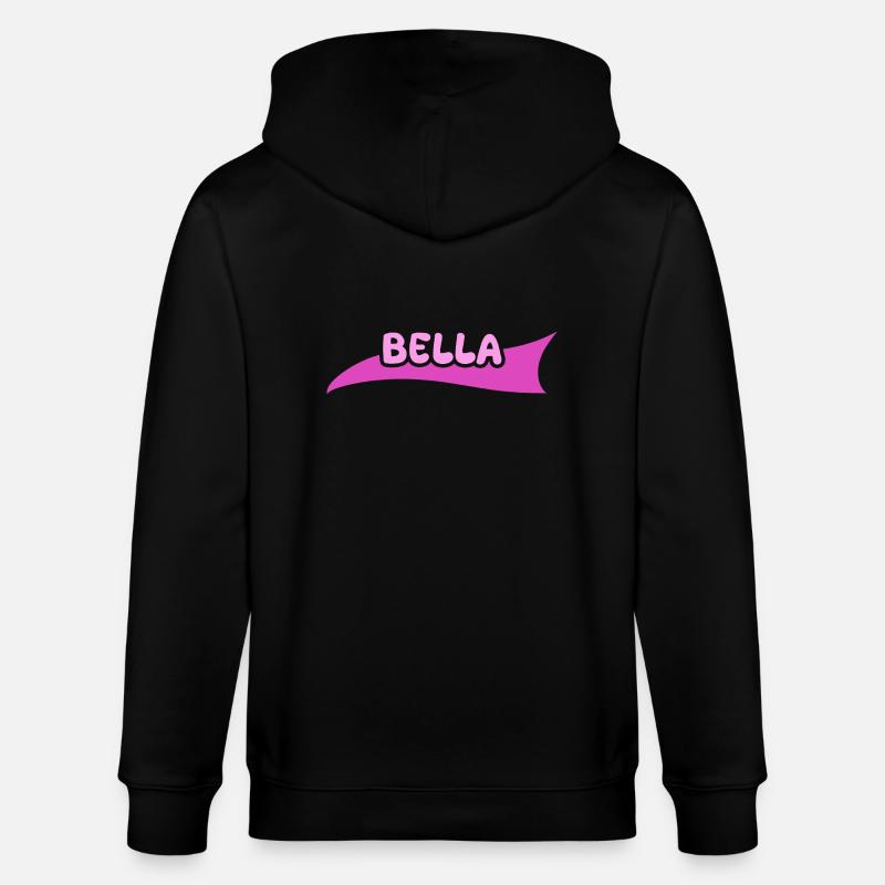 Bella comme prénom - Veste à capuche bio CULTIVATOR Stanley/Stella Unisexe - noir