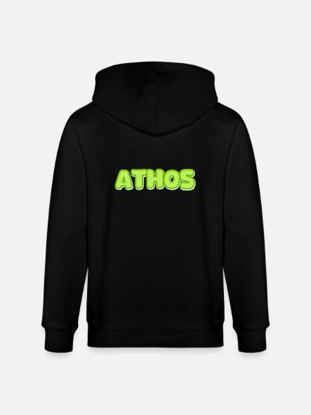 Athos Athos - Stanley/Stella CULTIVATOR  Unisex Organic Hooded Jacket - black