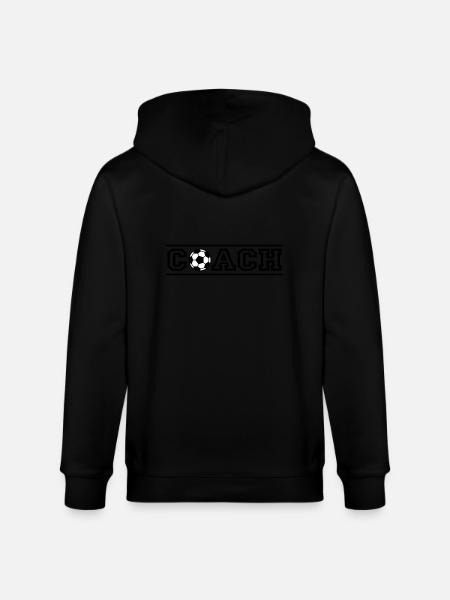 Fußball Coach - Stanley/Stella Unisex Bio-Kapuzenjacke CULTIVATOR - Schwarz