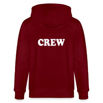 Crew - Veste à capuche bio CULTIVATOR Stanley/Stella Unisexe - bordeaux - Dos - Anna (173cm)