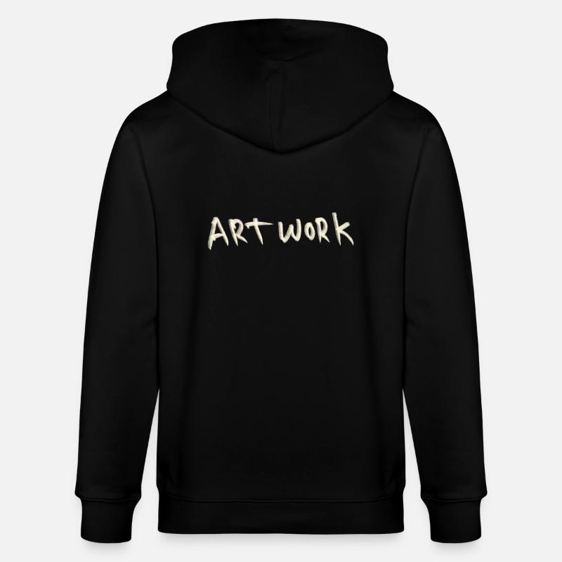 Artwork - Stanley/Stella Unisex Bio-Kapuzenjacke CULTIVATOR  - Schwarz