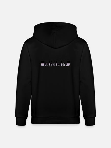 Live Fast Die - Stanley/Stella CULTIVATOR  Unisex Organic Hooded Jacket - black