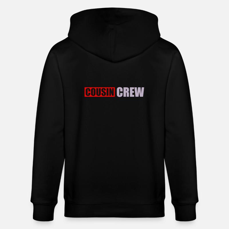 Logo Cousin Crew Équipe - Veste à capuche bio CULTIVATOR Stanley/Stella Unisexe - noir