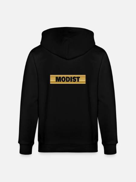 Modist als Beruf - Stanley/Stella Unisex Bio-Kapuzenjacke CULTIVATOR  - Schwarz