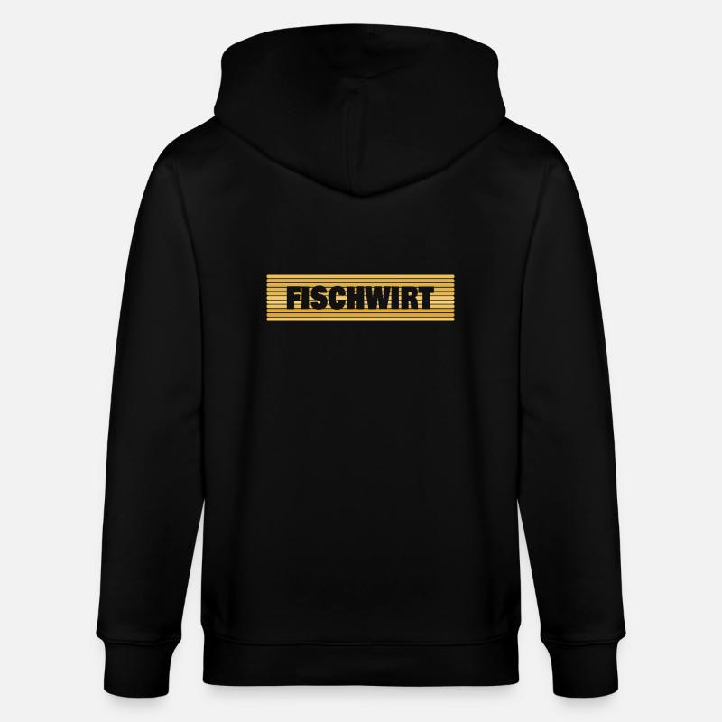 Fischwirt - Veste à capuche bio CULTIVATOR Stanley/Stella Unisexe - noir