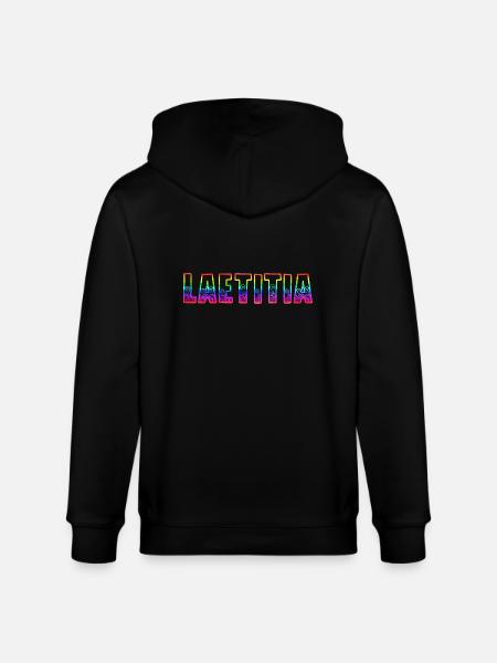 laetitia rs arc-en-ciel - Veste à capuche bio CULTIVATOR Stanley/Stella Unisexe - noir