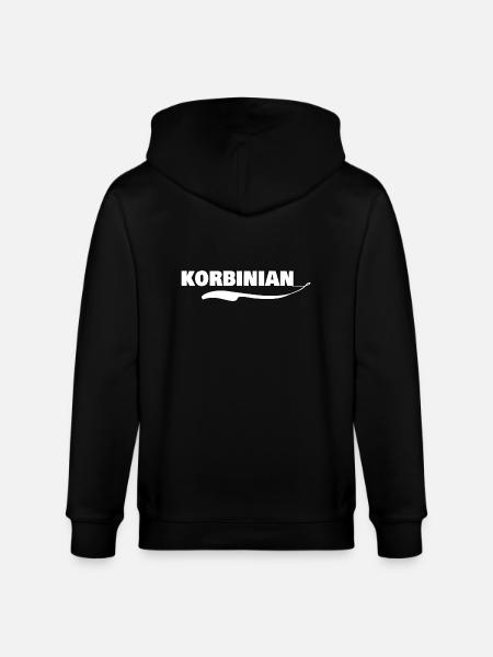 First name korbinian - Stanley/Stella CULTIVATOR  Unisex Organic Hooded Jacket - black