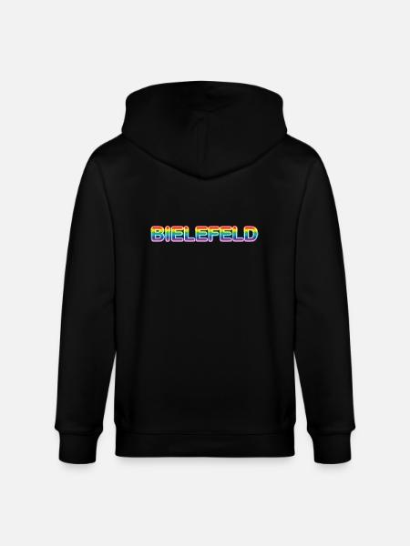 Bielefeld LGBT CSD - Stanley/Stella Unisex Bio-Kapuzenjacke CULTIVATOR  - Schwarz