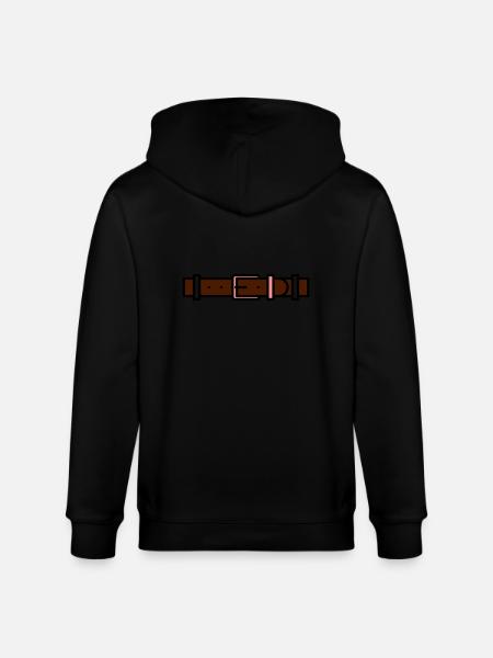 belt - Stanley/Stella CULTIVATOR  Unisex Organic Hooded Jacket - black