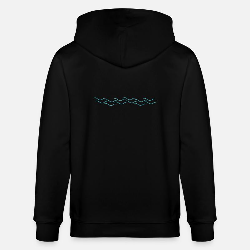 wasser - Stanley/Stella Unisex Bio-Kapuzenjacke CULTIVATOR  - Schwarz