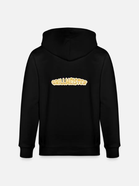 Grill master as a job - Stanley/Stella CULTIVATOR  Unisex Organic Hooded Jacket - black