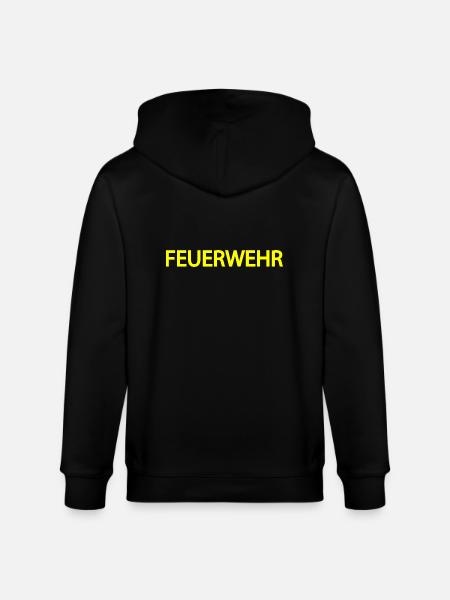 Feuerwehr Design - Stanley/Stella Unisex Bio-Kapuzenjacke CULTIVATOR - Schwarz