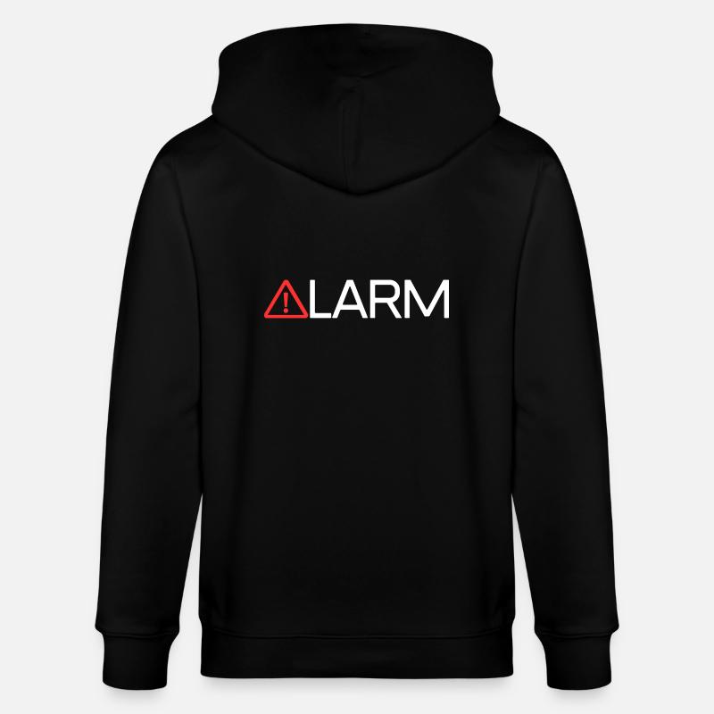 ALARM - Stanley/Stella Unisex Bio-Kapuzenjacke CULTIVATOR - Schwarz