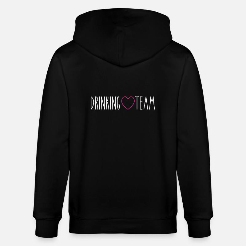 Boire du cœur d’équipe - Veste à capuche bio CULTIVATOR Stanley/Stella Unisexe - noir