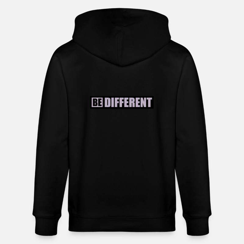 Soyez différent Logo Design - Veste à capuche bio CULTIVATOR Stanley/Stella Unisexe - noir