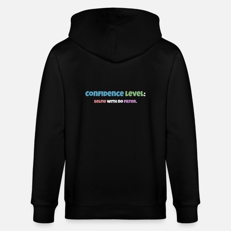 Konfidenzniveau - Stanley/Stella Unisex Bio-Kapuzenjacke CULTIVATOR  - Schwarz