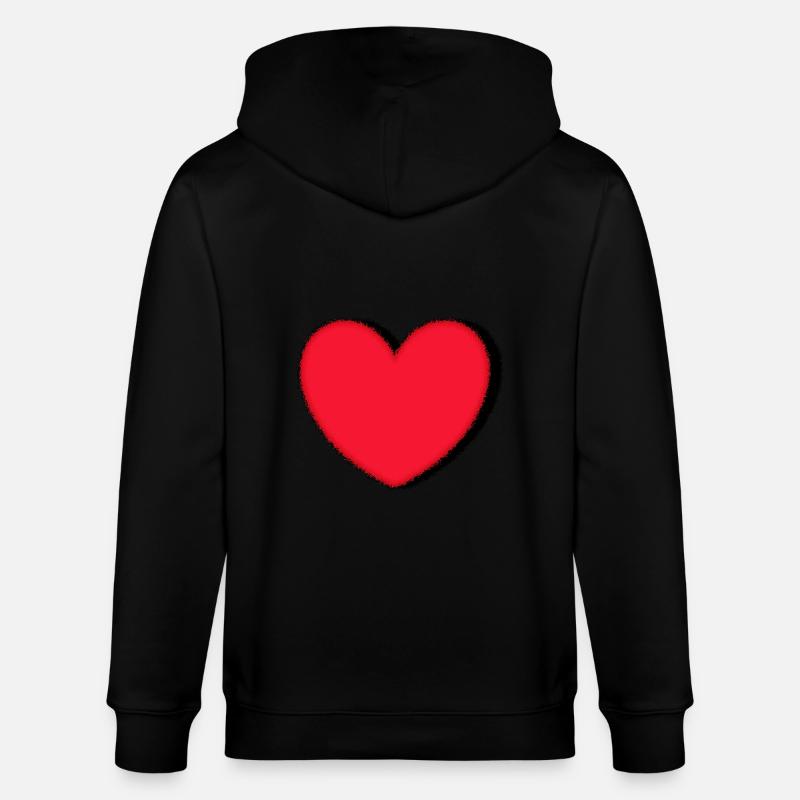 Cadeau Saint-Valentin Saint-Valentin - Veste à capuche bio CULTIVATOR Stanley/Stella Unisexe - noir