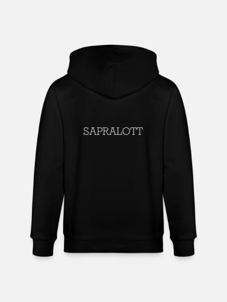 Sapralott - Stanley/Stella Unisex Bio-Kapuzenjacke CULTIVATOR  - Schwarz