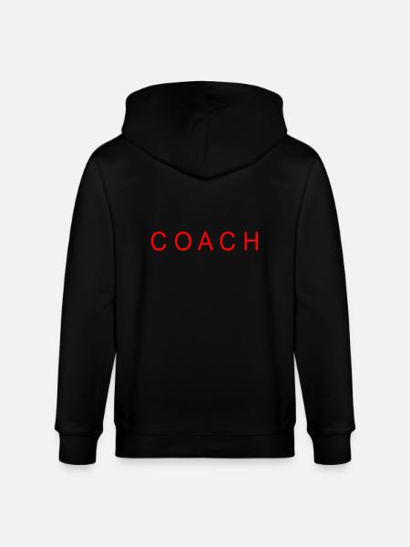 Coach - Stanley/Stella Unisex Bio-Kapuzenjacke CULTIVATOR - Schwarz