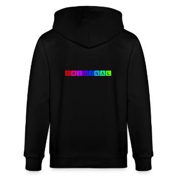 Original - Stanley/Stella CULTIVATOR  Unisex Organic Hooded Jacket - black - Back - Anna (173cm)