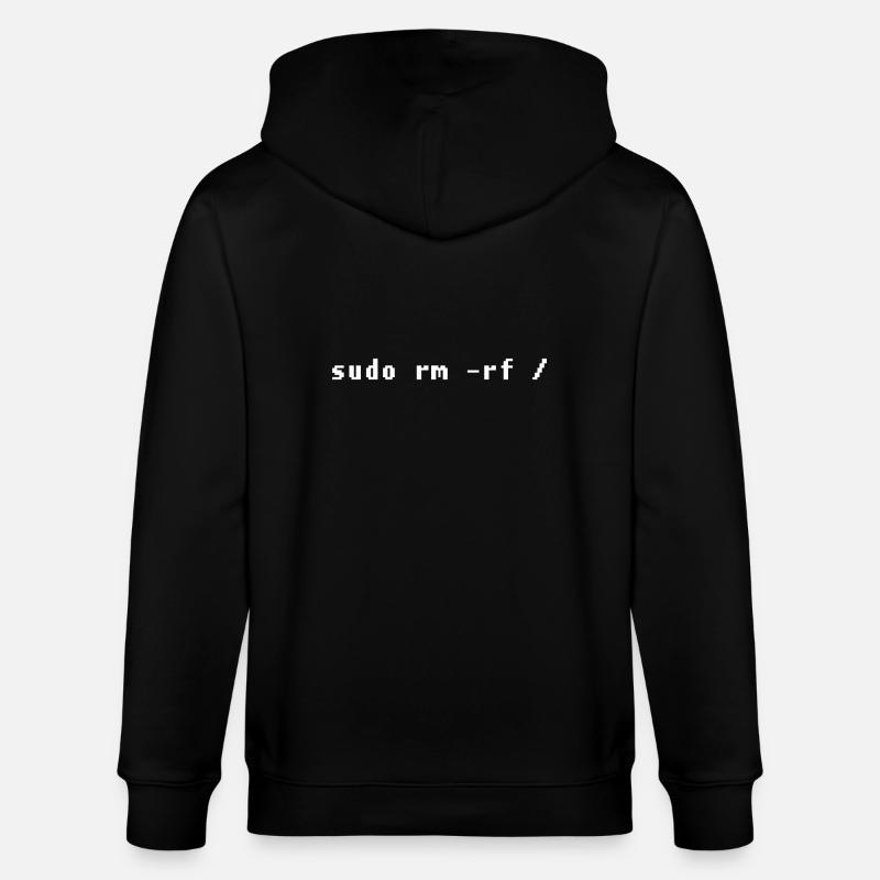 Lustiges Linux Admin Design - Stanley/Stella Unisex Bio-Kapuzenjacke CULTIVATOR - Schwarz