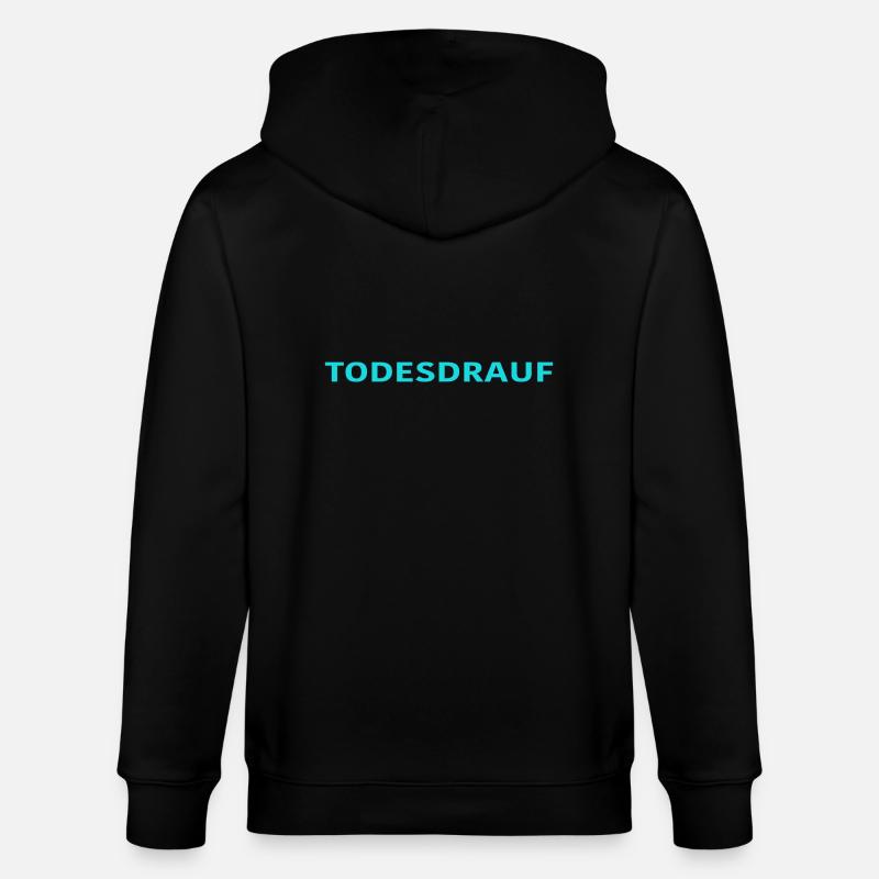TODESDRAUF HELLBLAU - Stanley/Stella Unisex Bio-Kapuzenjacke CULTIVATOR  - Schwarz