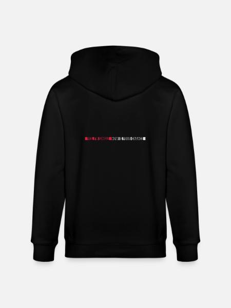 single now your chance - Stanley/Stella Unisex Bio-Kapuzenjacke CULTIVATOR  - Schwarz