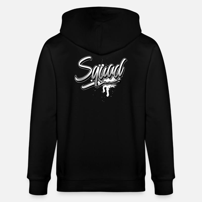 Squad - Stanley/Stella Unisex Bio-Kapuzenjacke CULTIVATOR  - Schwarz