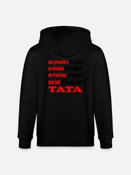 TATA T-shirt - Stanley/Stella CULTIVATOR Unisex Organic Hooded Jacket - black