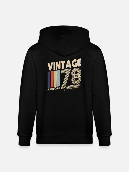1978 - Stanley/Stella CULTIVATOR Unisex Organic Hooded Jacket - black