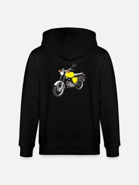 S50 jaune - Veste à capuche bio CULTIVATOR Stanley/Stella Unisexe - noir