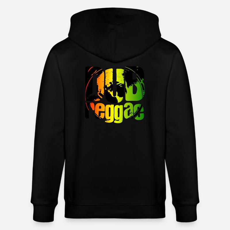 Dub reggae - Veste à capuche bio CULTIVATOR Stanley/Stella Unisexe - noir