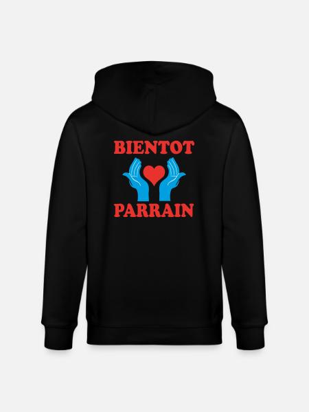 BALD PATE SEIN - Stanley/Stella Unisex Bio-Kapuzenjacke CULTIVATOR - Schwarz