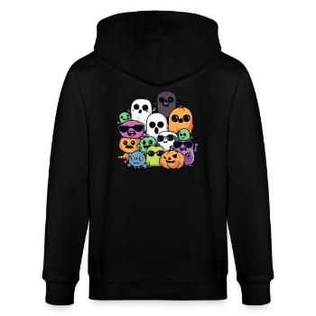 Halloween Party Figures Cool - Stanley/Stella CULTIVATOR  Unisex Organic Hooded Jacket - black - Back - Anna (173cm)