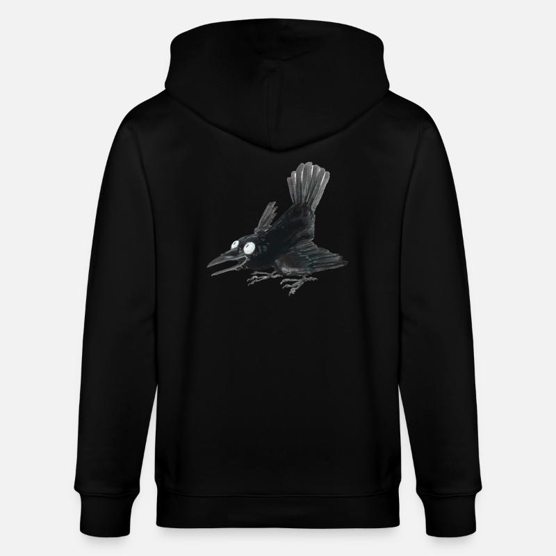 Corbeau 2 - Veste à capuche bio CULTIVATOR Stanley/Stella Unisexe - noir