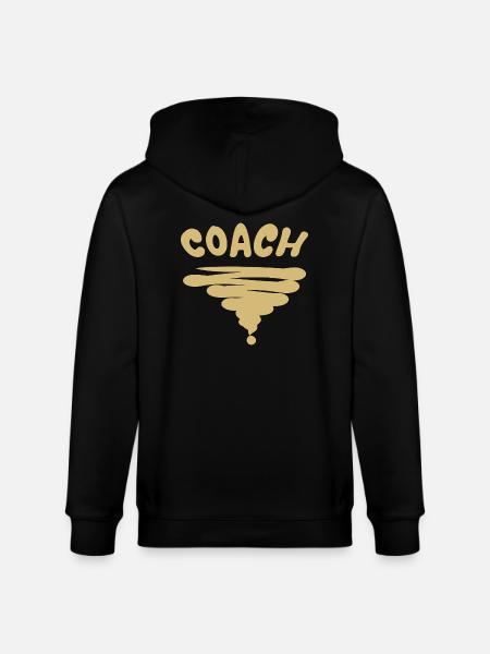 Profession Coach - Veste à capuche bio CULTIVATOR Stanley/Stella Unisexe - noir