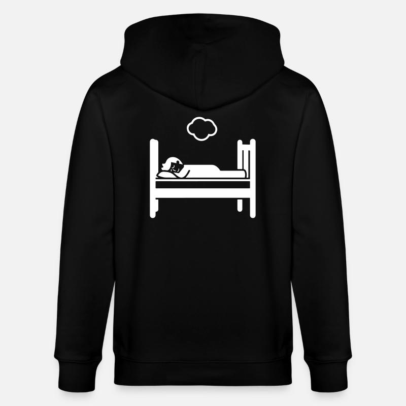 Lit de couchage - Veste à capuche bio CULTIVATOR Stanley/Stella Unisexe - noir