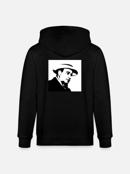 Al Capone - Stanley/Stella CULTIVATOR  Unisex Organic Hooded Jacket - black