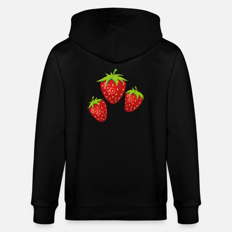 3fraises - Veste à capuche bio CULTIVATOR Stanley/Stella Unisexe - noir