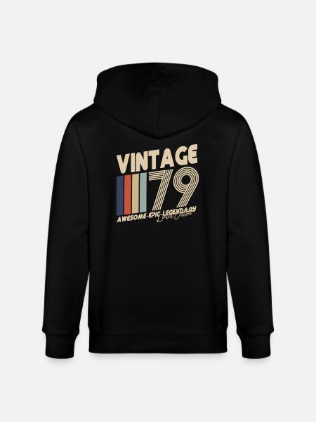 1979 - Stanley/Stella Unisex Bio-Kapuzenjacke CULTIVATOR  - Schwarz