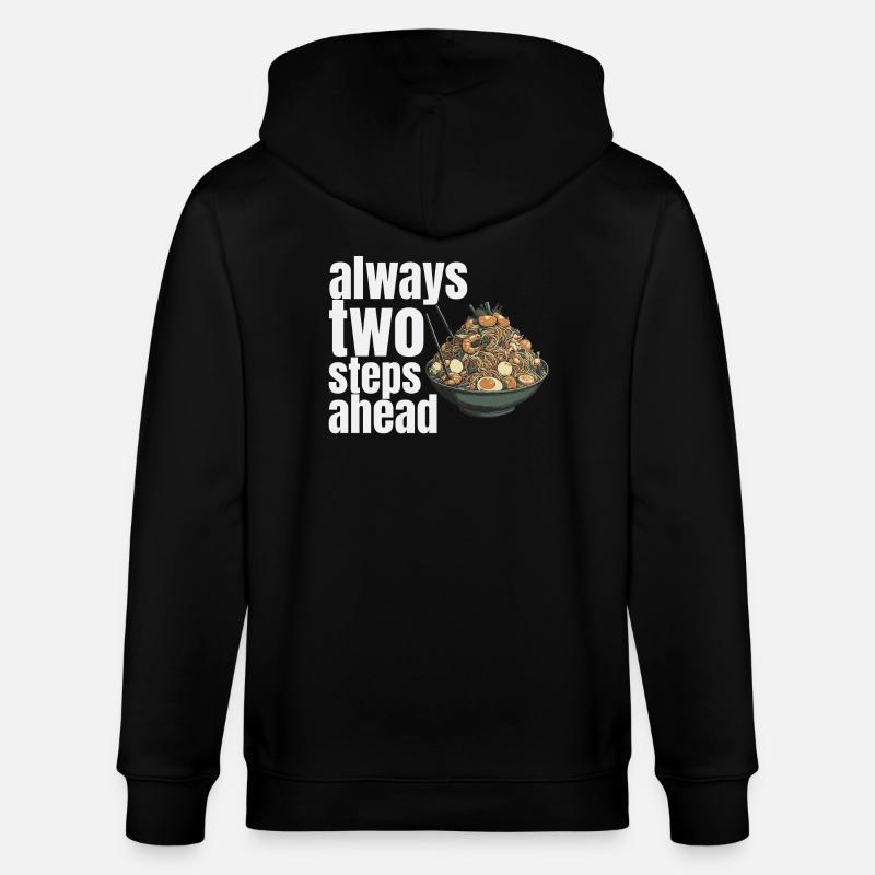 always two steps ahead - Stanley/Stella Unisex Bio-Kapuzenjacke CULTIVATOR - Schwarz