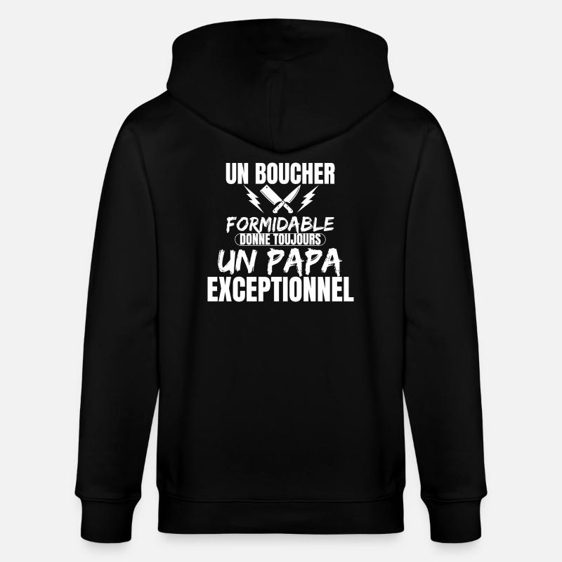 BOUCHER FORMIDABLE - Veste à capuche bio CULTIVATOR Stanley/Stella Unisexe - noir