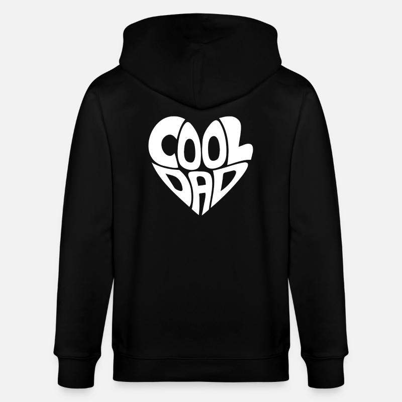 Cooler Papa - Stanley/Stella Unisex Bio-Kapuzenjacke CULTIVATOR  - Schwarz