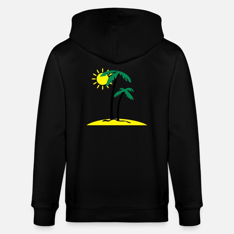 Palminsel - Stanley/Stella Unisex Bio-Kapuzenjacke CULTIVATOR - Schwarz