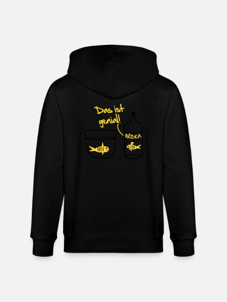 Goldfish vodka Conception - Veste à capuche bio CULTIVATOR Stanley/Stella Unisexe - noir