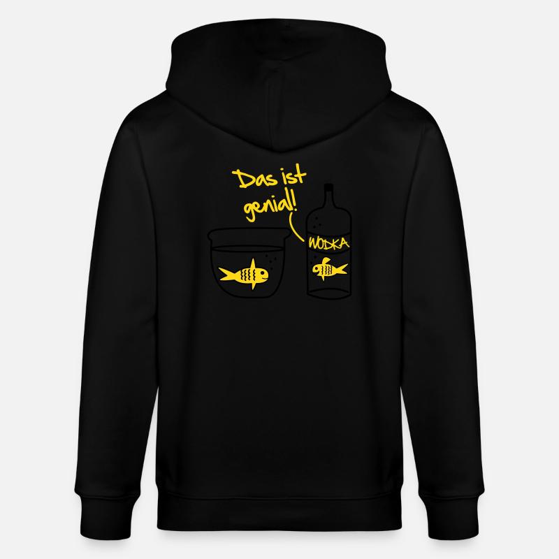 Goldfish vodka Conception - Veste à capuche bio CULTIVATOR Stanley/Stella Unisexe - noir