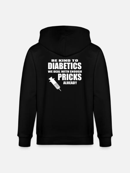diabetics - Stanley/Stella CULTIVATOR  Unisex Organic Hooded Jacket - black