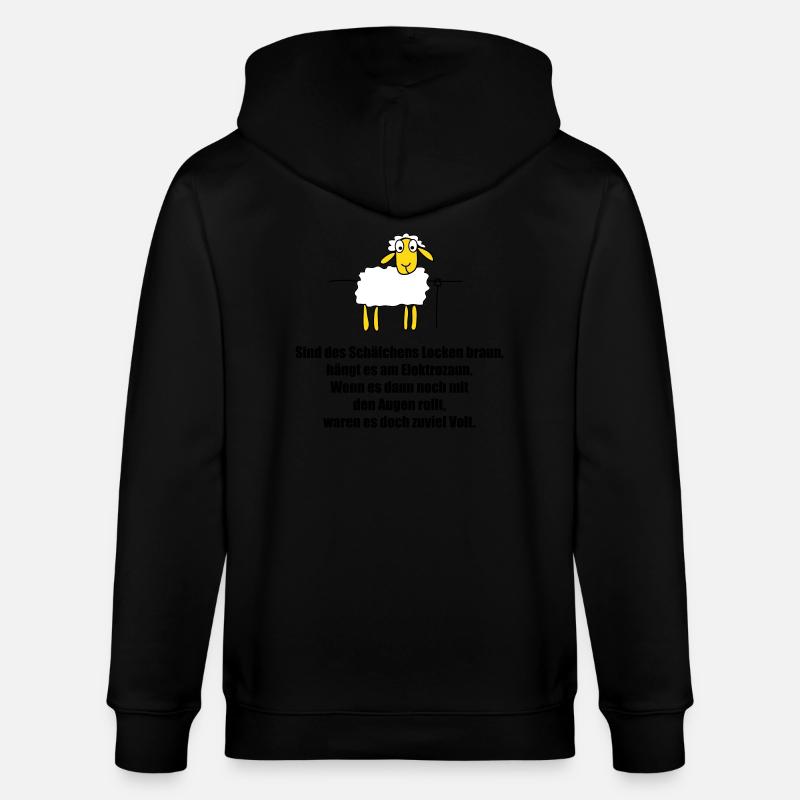 schaefchen - Stanley/Stella Unisex Bio-Kapuzenjacke CULTIVATOR  - Schwarz