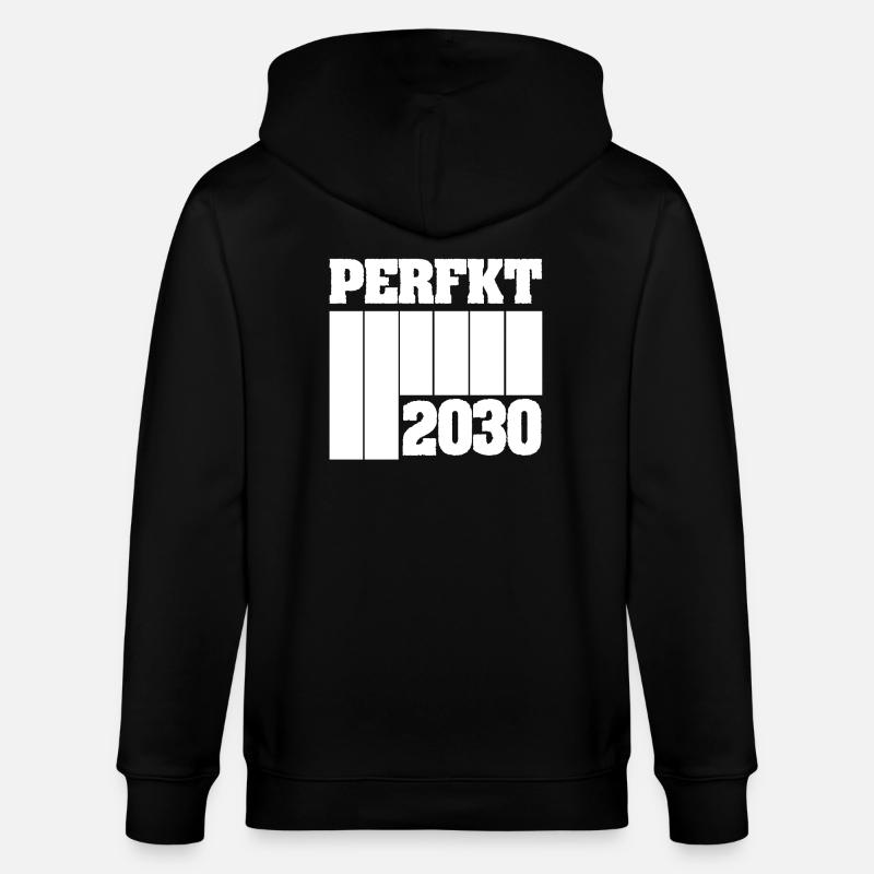 2030 - Stanley/Stella Unisex Bio-Kapuzenjacke CULTIVATOR  - Schwarz